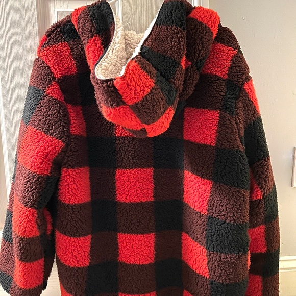 Fuzzy cardigan, size small, - Picture 2 of 2